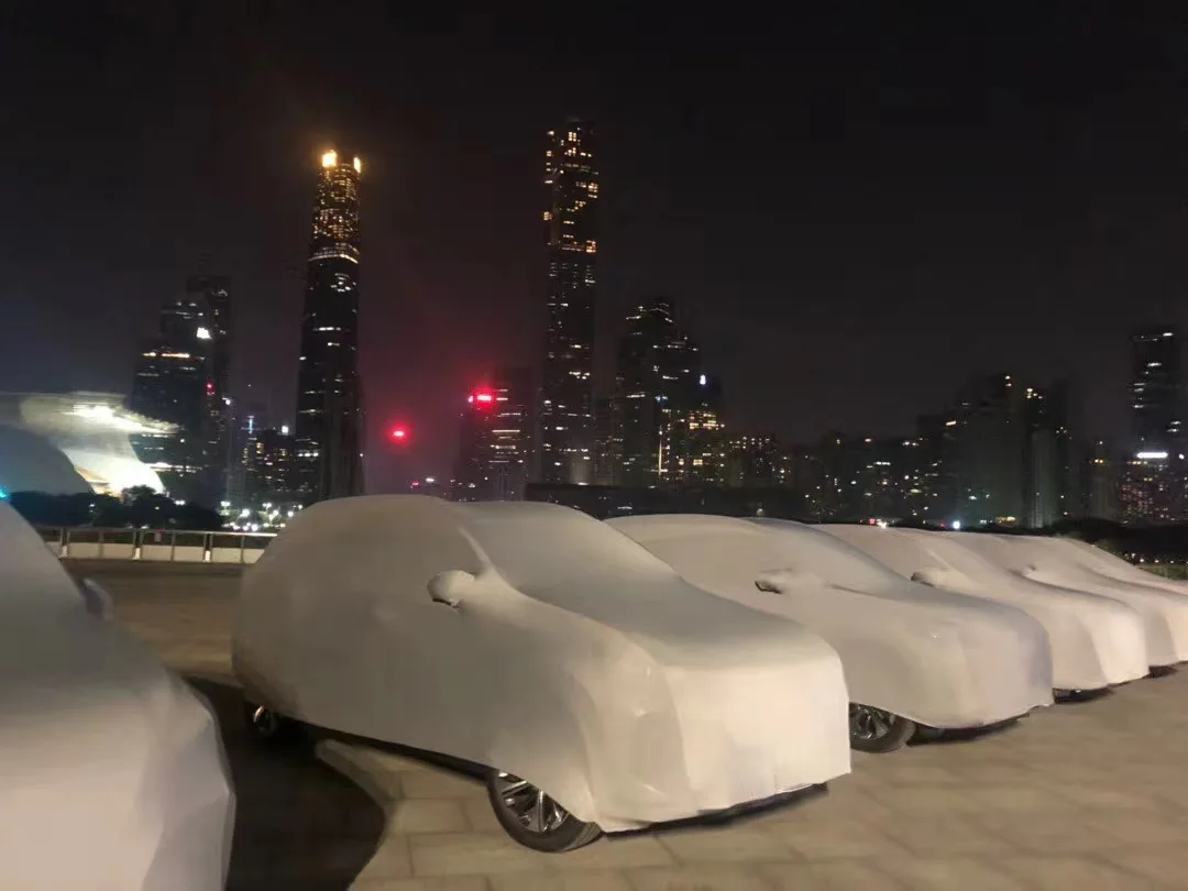 high elastic indoor premium exhibit material spandex  car cover