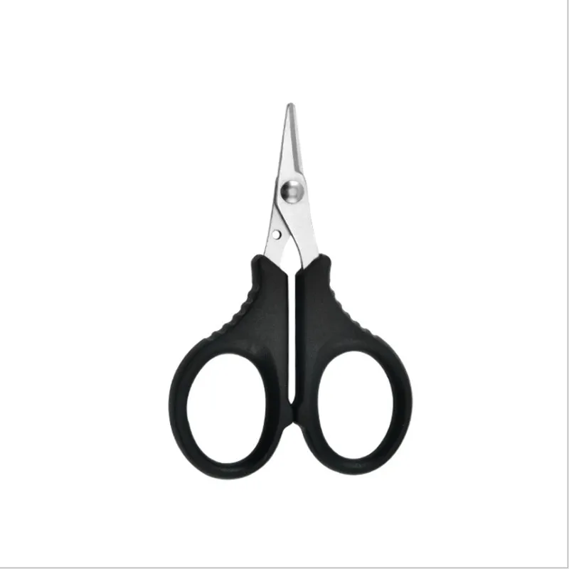 Amazon hot folding scissors stainless steel plastic shear handle small portable fishing scissors for Travel