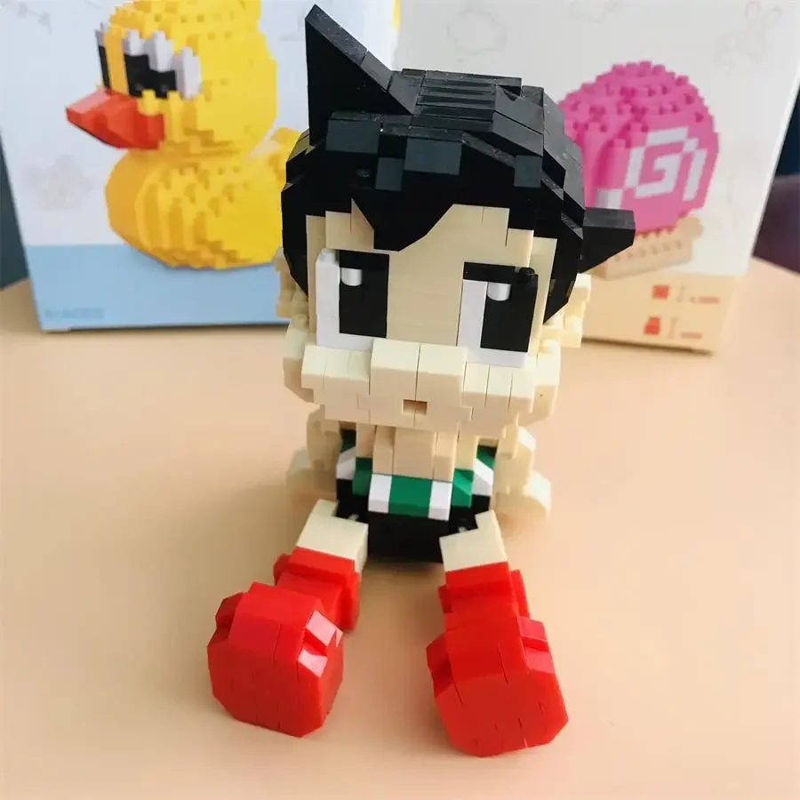 Mini Anime DIY Assembled Plastic Blocks Cartoon Figures Building Bricks Kids Collection Dolls Children Toy Brinquedos Sets