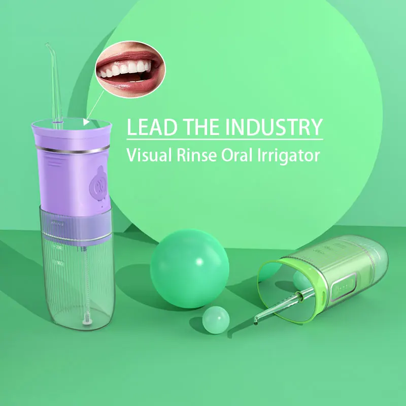 2023 New Oral Irrigator Waterproof Portable Visualization Water Dental Floss Picks Jet Eco Flossing