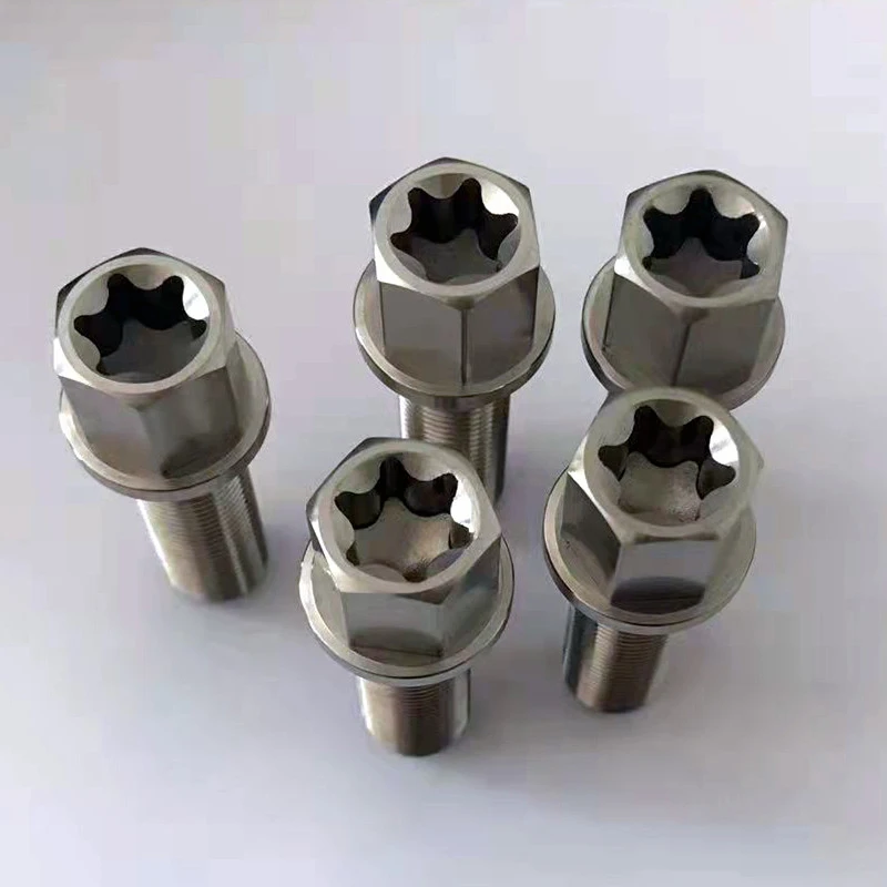 Hardware Fasteners Products Colorful Bolts Titanium Alloy Bolts For Auto Wheels