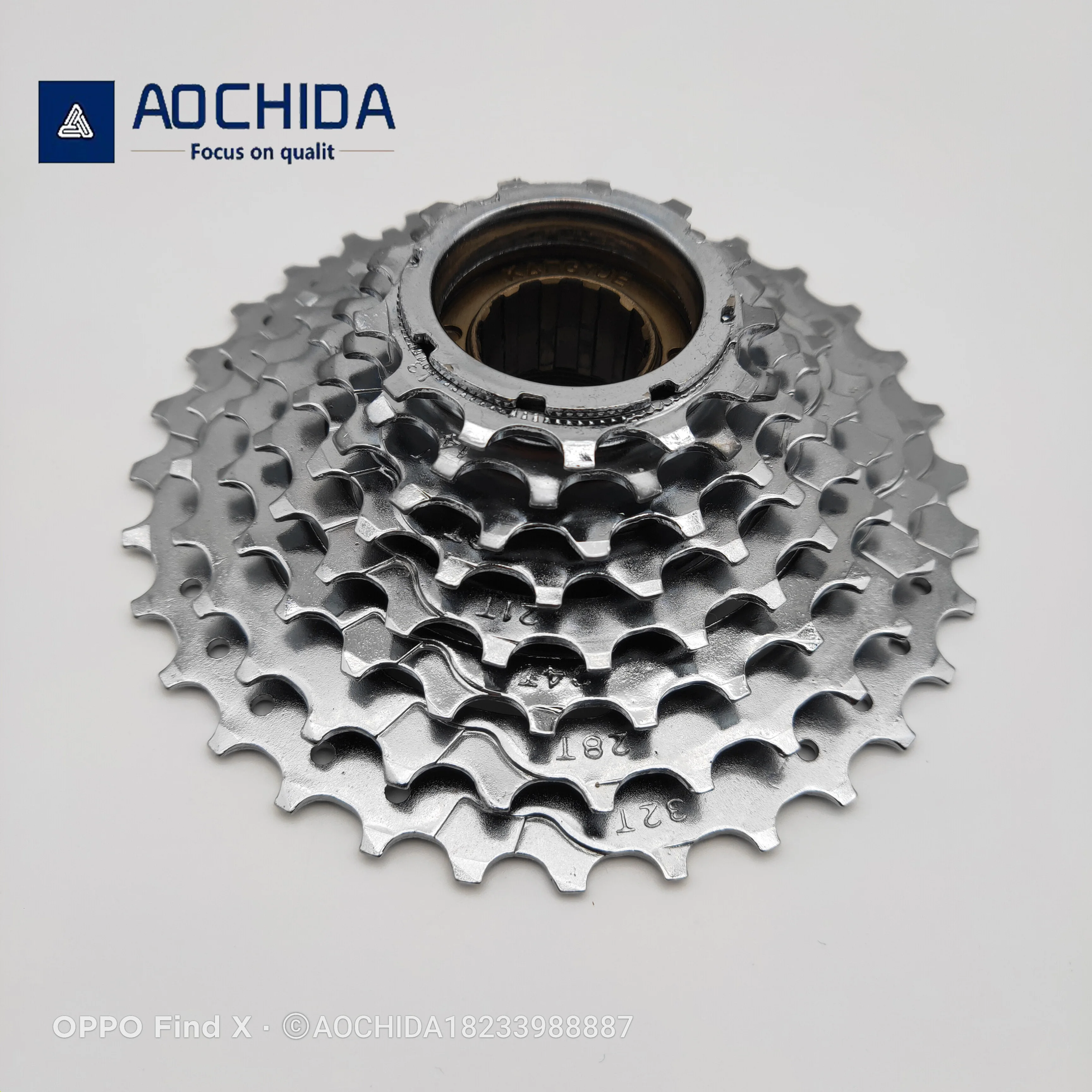 13t-32t rotary positioning electroplating bicycle free wheel highway bicycle high quality bicycle flywheel 8-speed bright color