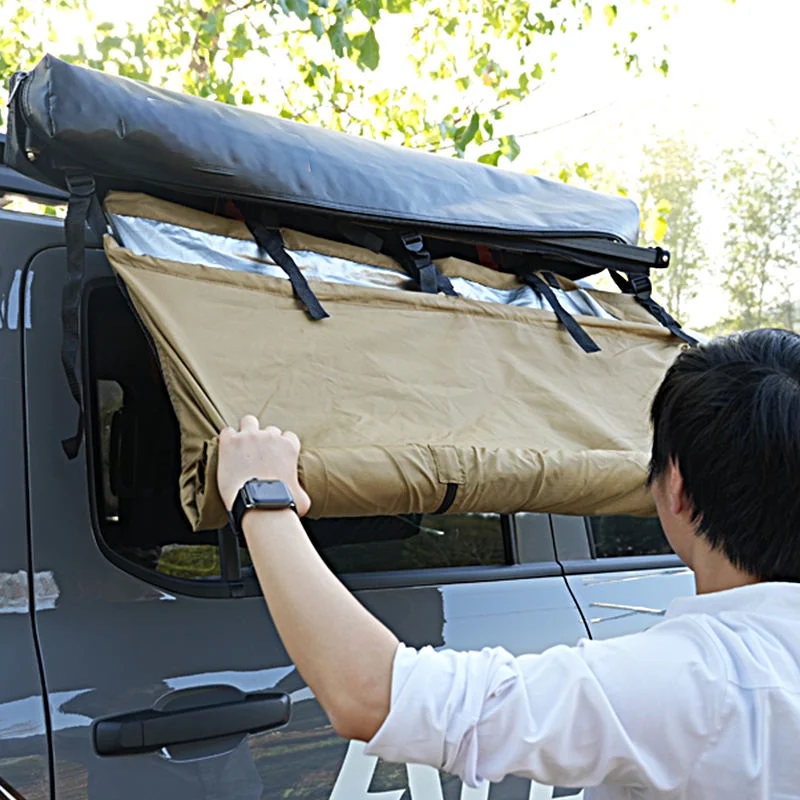 High Quality Waterproof Aluminum Material Pole Camping Shower Toilet Tent Car Side Shower Tent Outdoor Camping