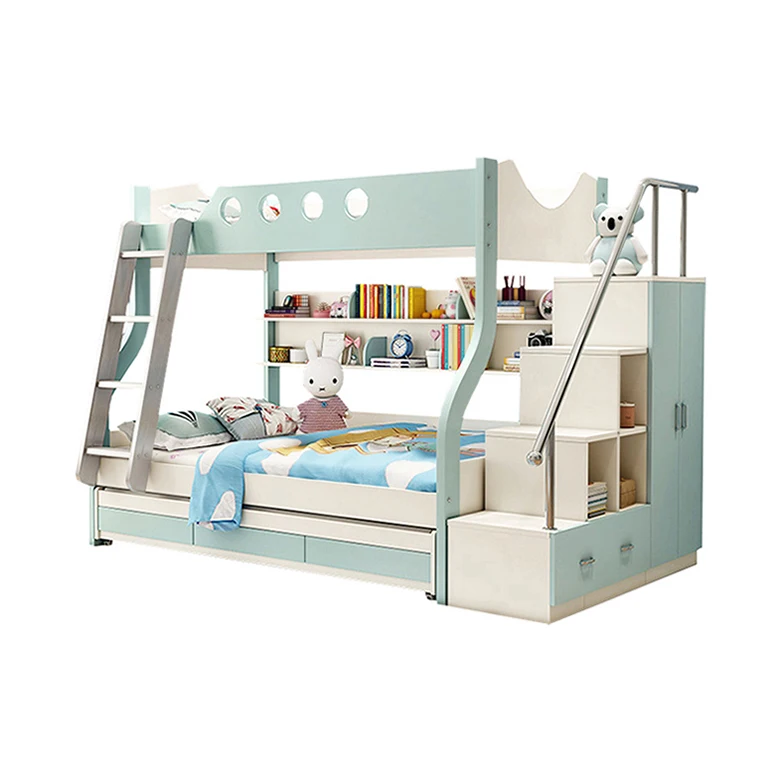 Children bunk Bed kids bunk beds mechanism Baby Folding bunk bed