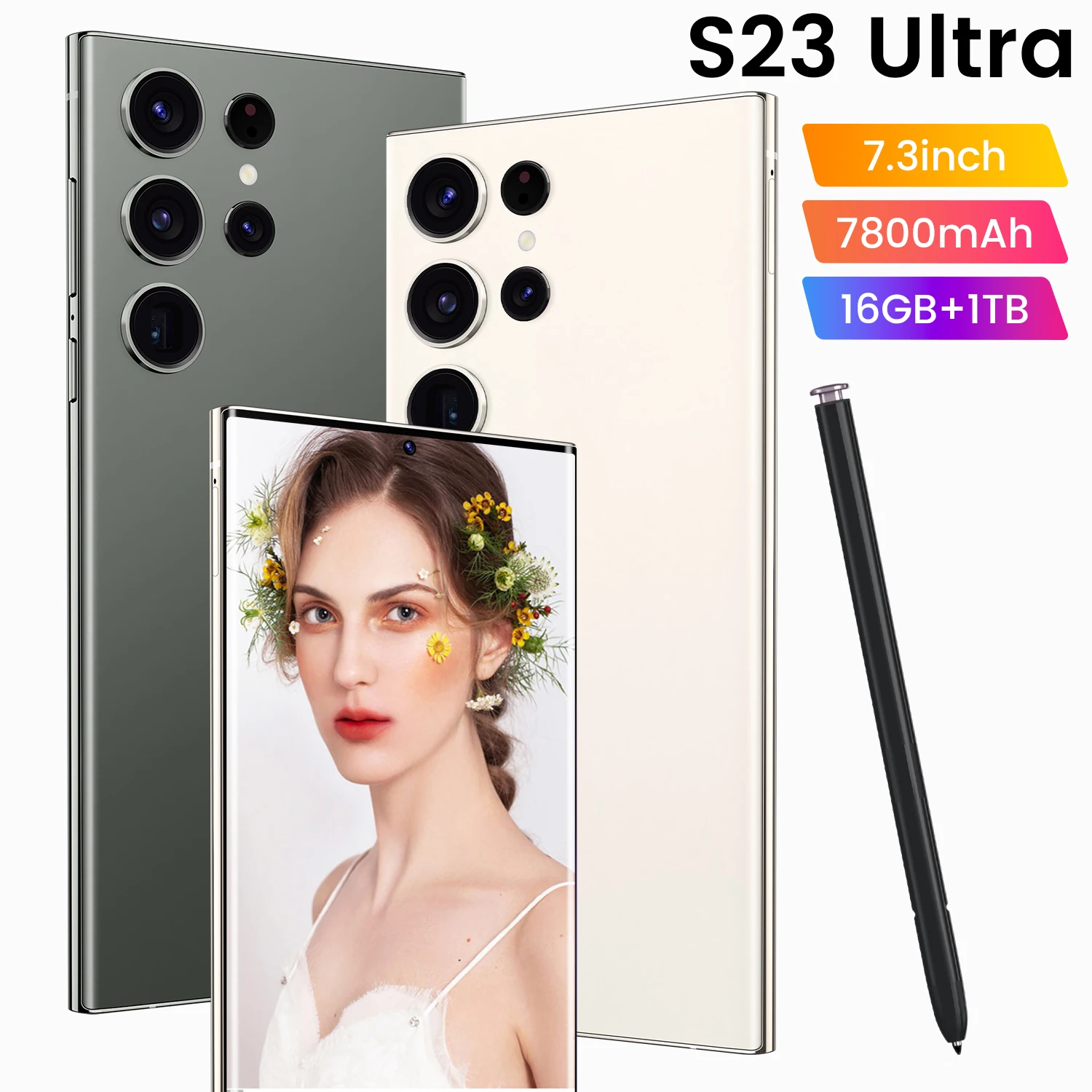 2024 2025 бестселер смартфон S23 ультра 16 ГБ + 1 ТБ версия Dual Sim Nano Оригинальный разблокированный сотовый телефон 7 2 дюймов мобильный