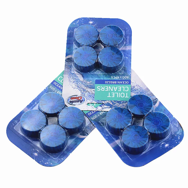 Чистящие блоки для туалета с свежим запахом, дезодорирующий Синий Твердый блок, очистка геля для туалета