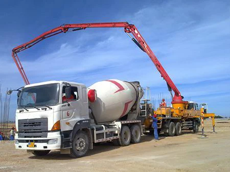 Right Hand E-Truck Mixer SY305C-8LRBEV 6*4 Drive with 5m3 Capacity for Sale