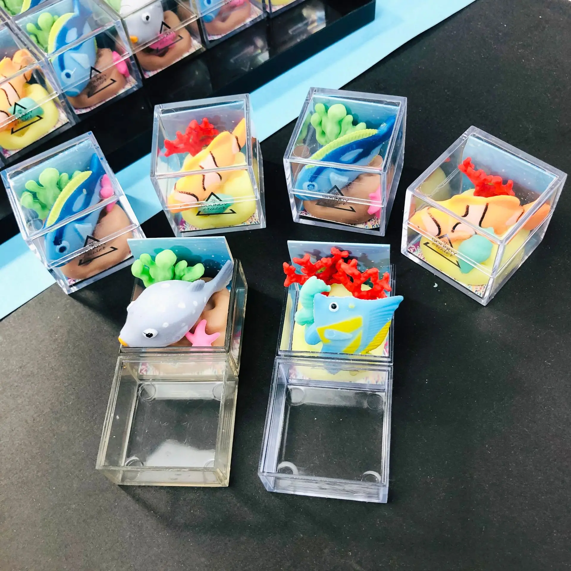 Supplies Stationery for Kids fancy 3d Children Pencil puzzle food erasers at target eraser set