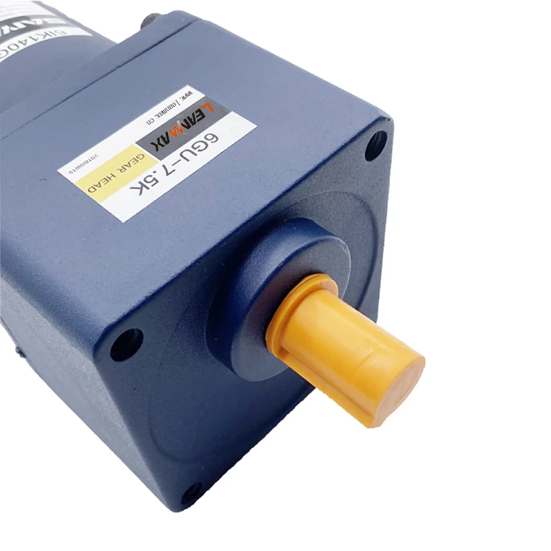 60W Right Angle Hollow Shaft Gear AC Gear Motor 5IK AC gear Induction Motor high torque low rpm with speed Controller