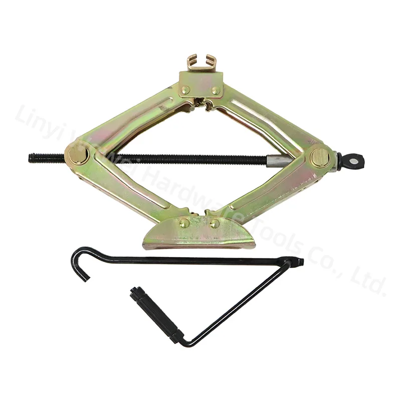 Car Scissor Jack 1T 1.5T 2T Ton With Thicker Steel Plate For Car And Off Road Vehicles Auto Repair Tools