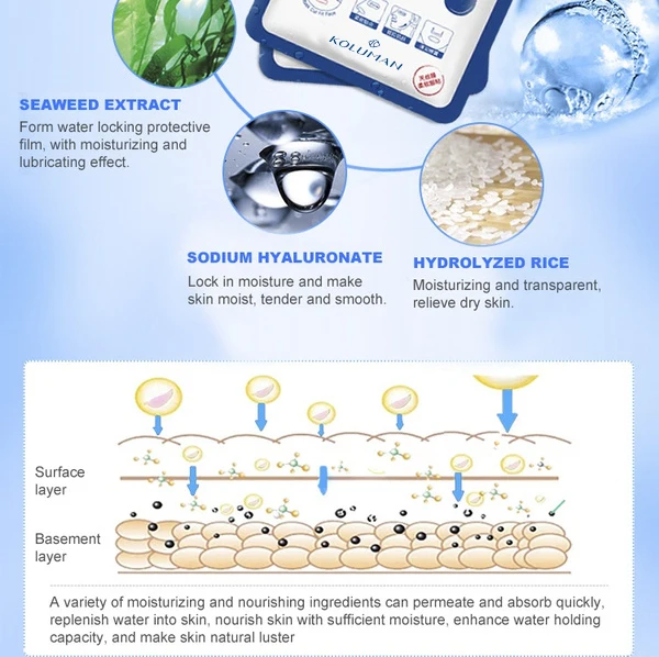 Private Label Skin Care Product  Anti Aging Anti-wrinkle Face Care Korean Beauty Facial Sheet Mask