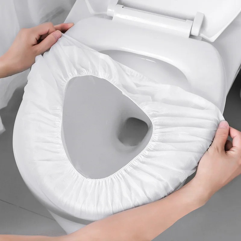Factory Wholesale Disposable Non-woven Fabric Toilet Seat Cushion For Hotel Toilet Seat Cover