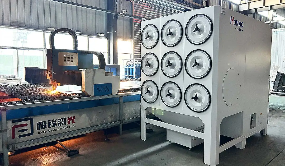 Hot-selling 11kw Filter Dust Collector Laser Cutting Filter Fume Cartridge Dust Collector