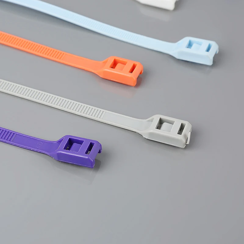 Заводская цена SGS утвержден 94V-2 Releasable кабельные стяжки 200 мм