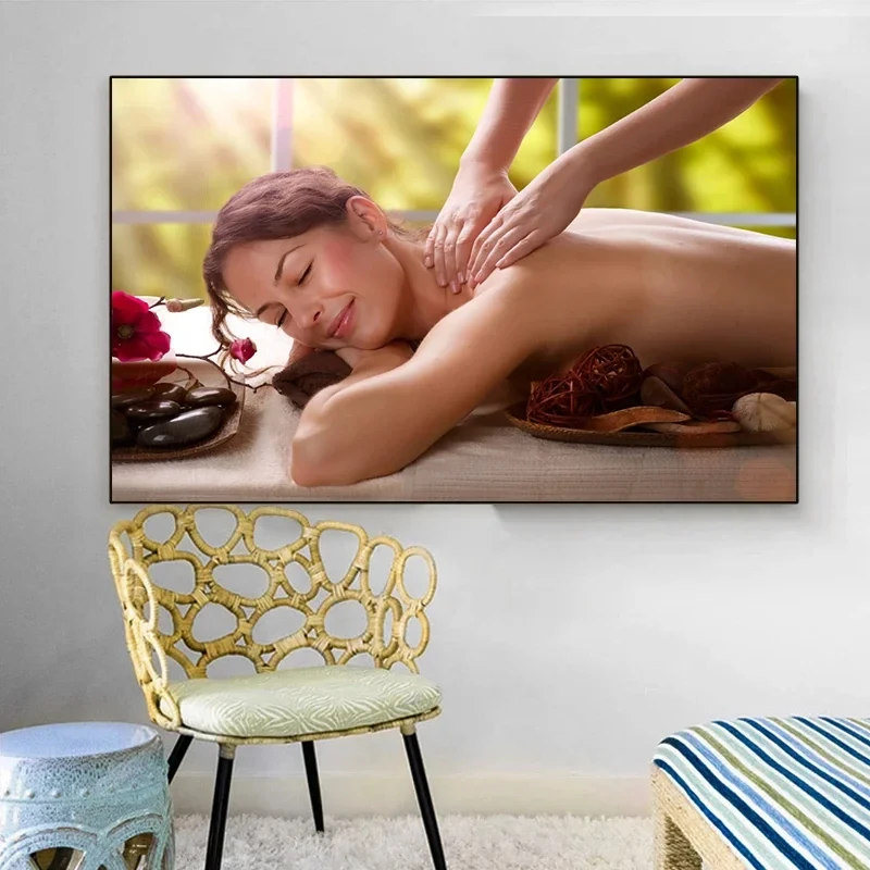 Health SPA Poster Massage Beauty Facial Thai Salon Body Luxury Art Print Pictures Club Home Aesthetic Wall Canvas Painting Decor