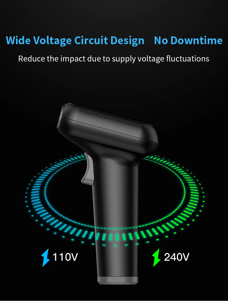  Портативный сканер штрих-кода USB 1D 2D Qr-кода для розничной торговли логистики склада