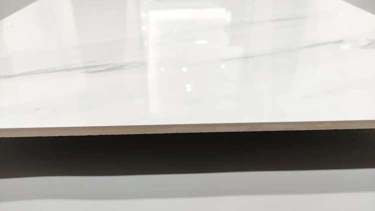 luxury building unbreakable full body polished porcelain tiling white marble look floor tiles with 600*600mm for interior