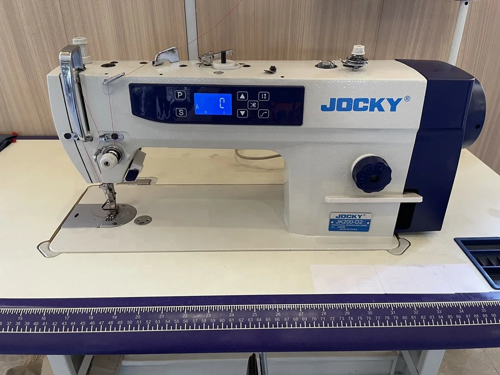 JOCKY JK200-D2 прямой привод плоский замок швейная машина промышленный автомобильный триммер только текстиль