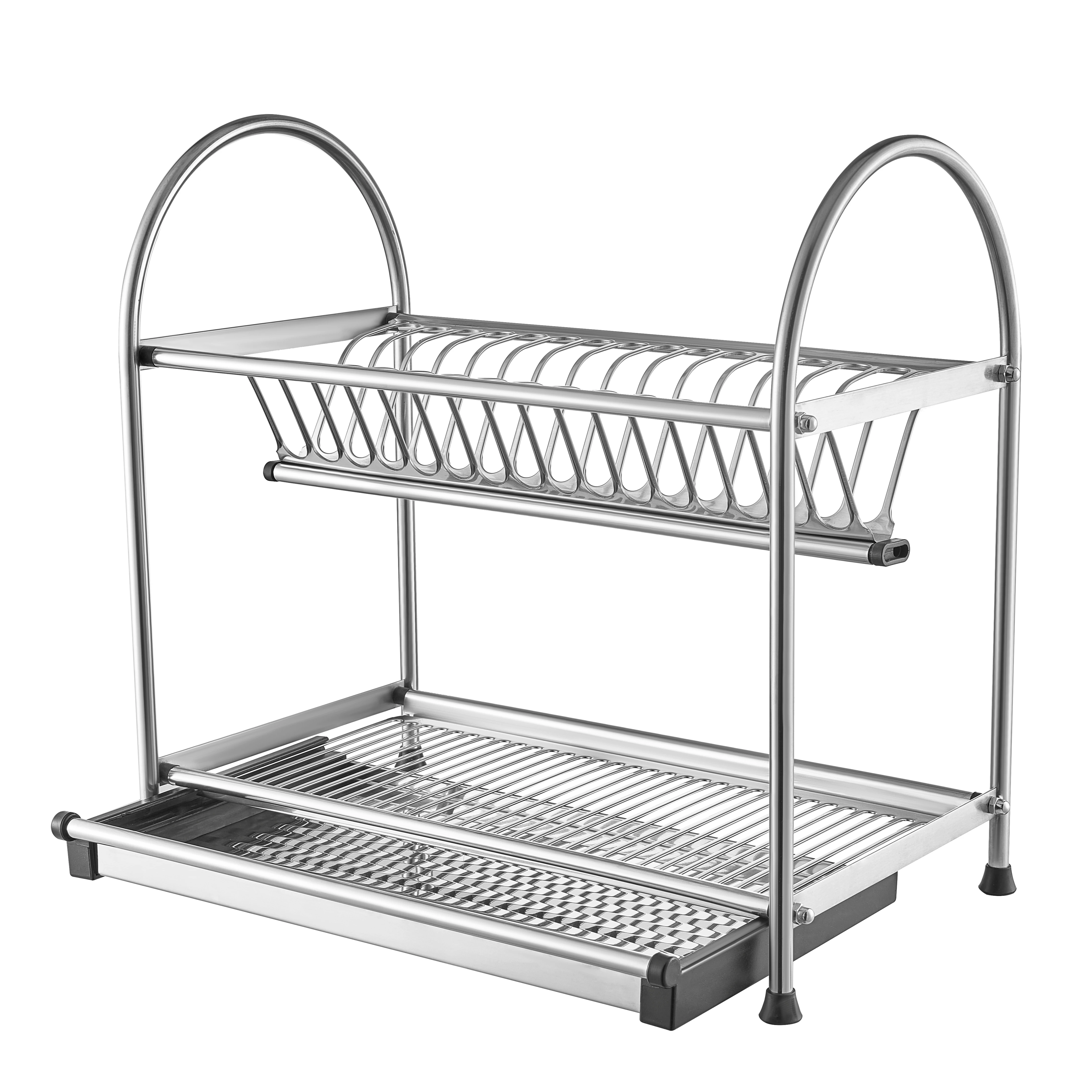 wholesale 2 Tier Dish Rack Storage Rack Shelf Holder For Kitchen Countertop