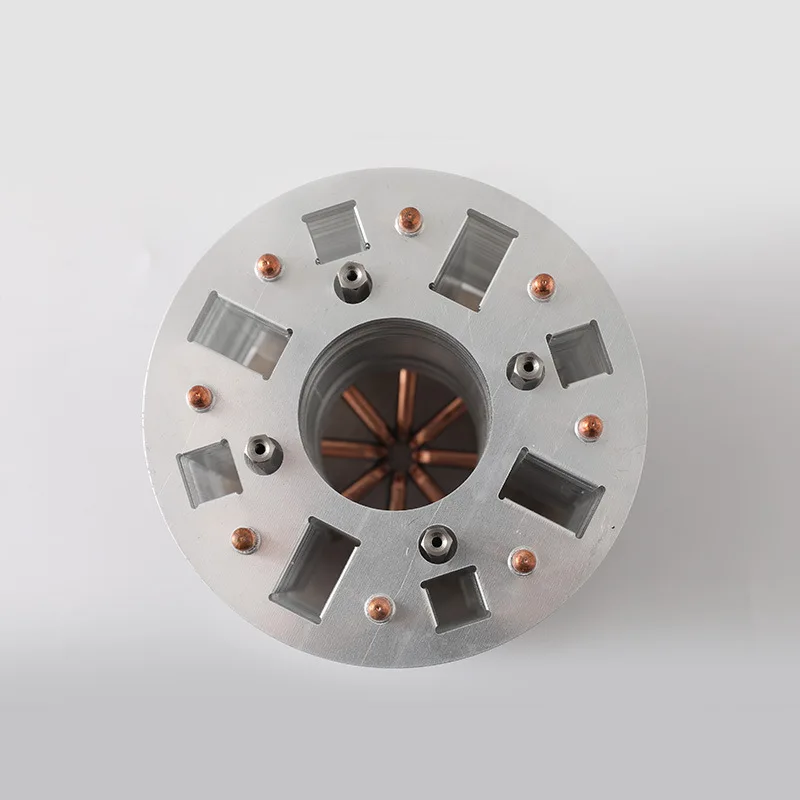 50W heat pipe radiator round LED Light Radiator  Copper aluminum radiator