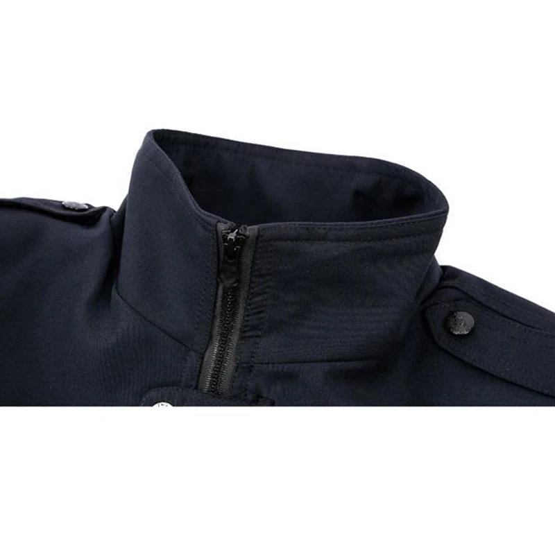 AI-MICH Spring And Autumn Duty Uniform Security Work Coat Buttons Winter Clothing Men Customized Durable Support Samples