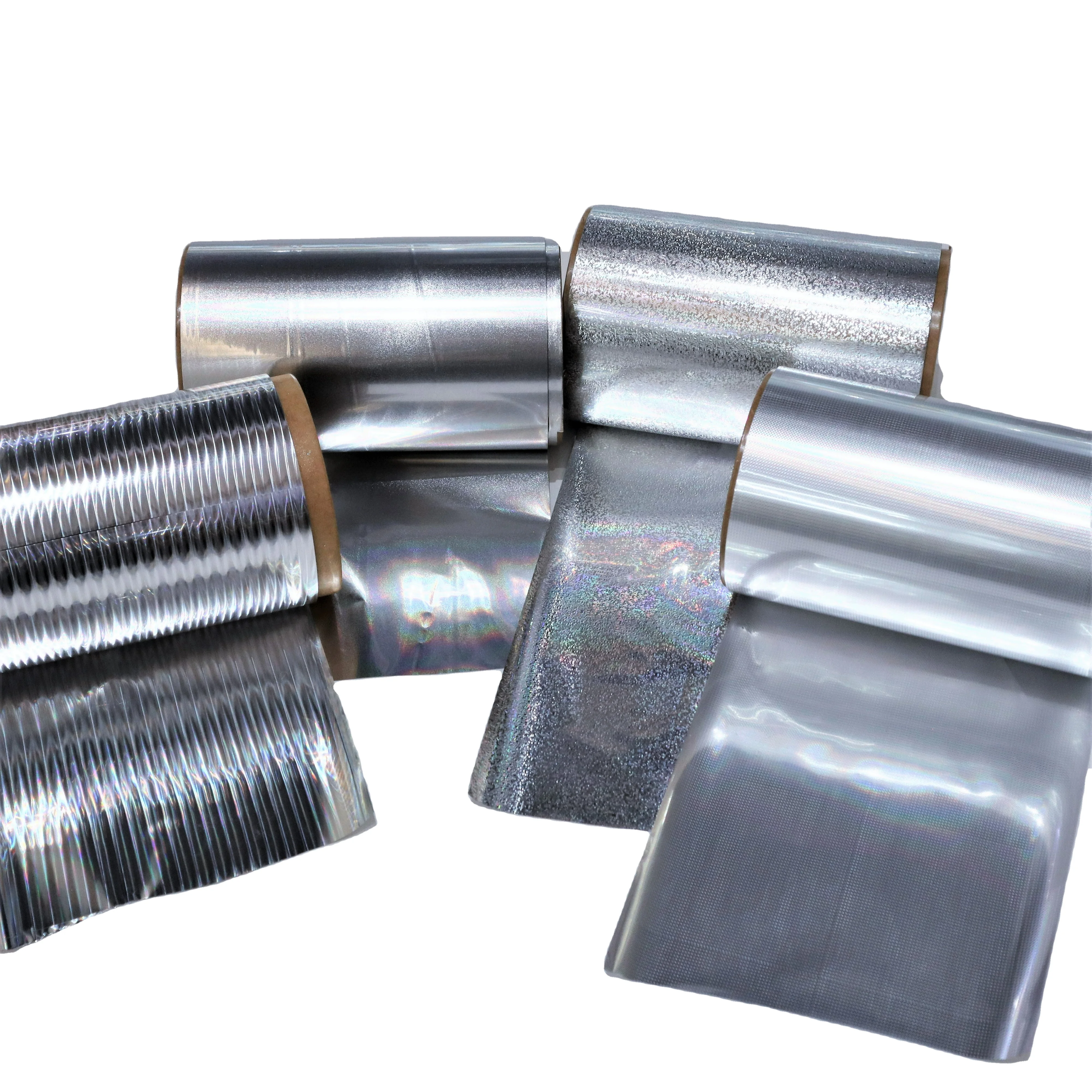 Wholesale Factory Direct Sales Matt Silver Film Holographic Cold Foil Stamping