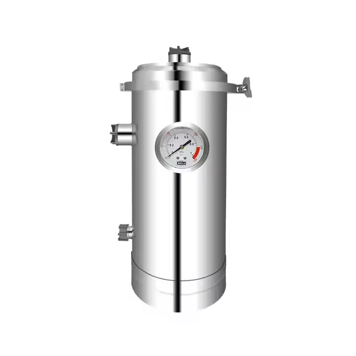 3000L/H весь дом корпус из нержавеющей стали манометр моющийся pvdf uf мембранный фильтр питьевой воды