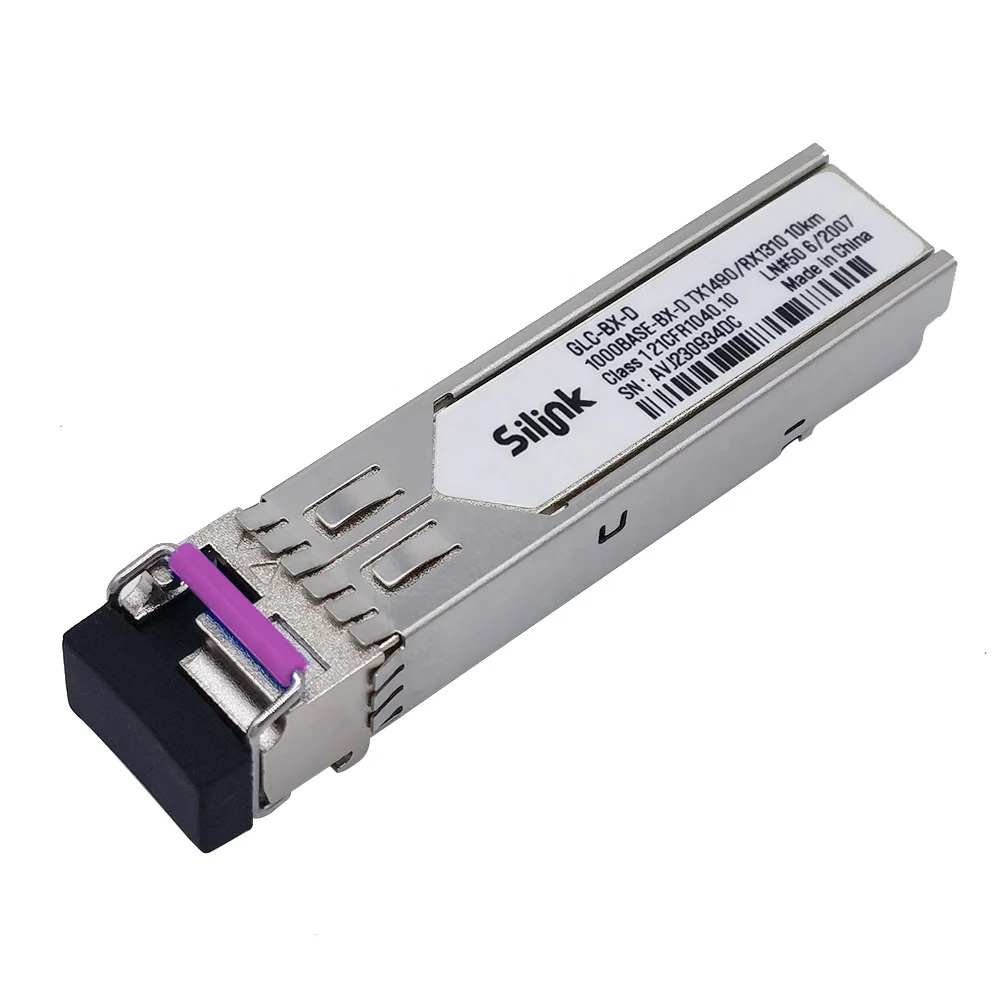 Cisco GLC-BX-D Совместимость 1000BASE-BX-D BiDi SFP TX1490nm/RX1310nm 10 км DOM LC SMF модуль