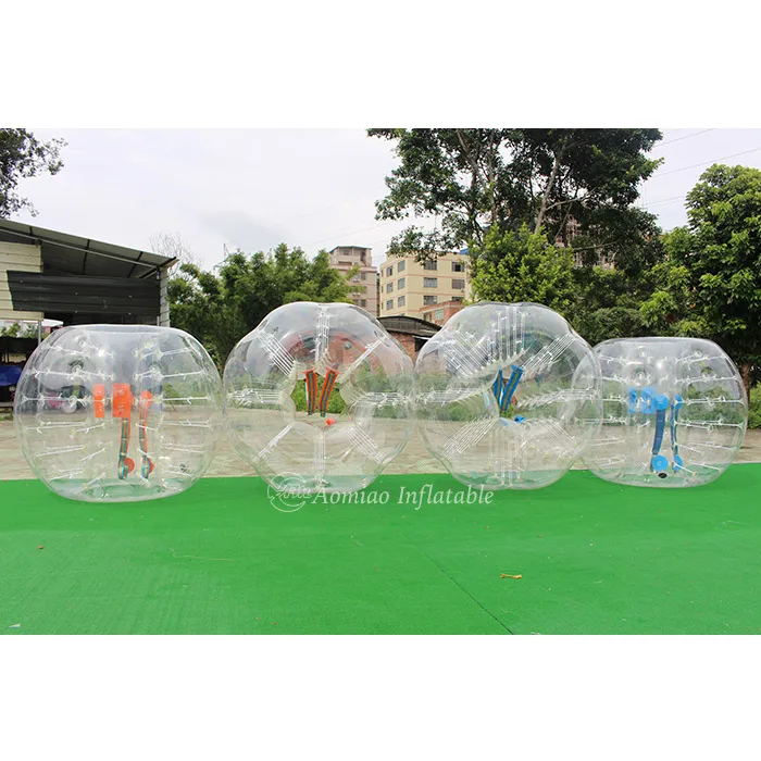 Crazy outdoor sport TPU/PVC cheap inflatable human sumo bumper bubble soccer ball for football