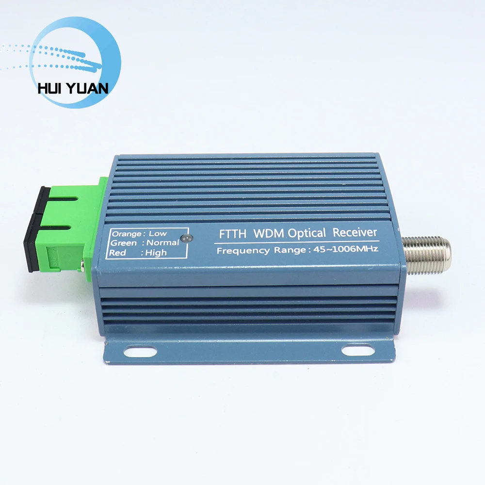 OR36 WDM PON digital analog AGC MMIC CATV Active FTTH Receiver Mini Optical Node