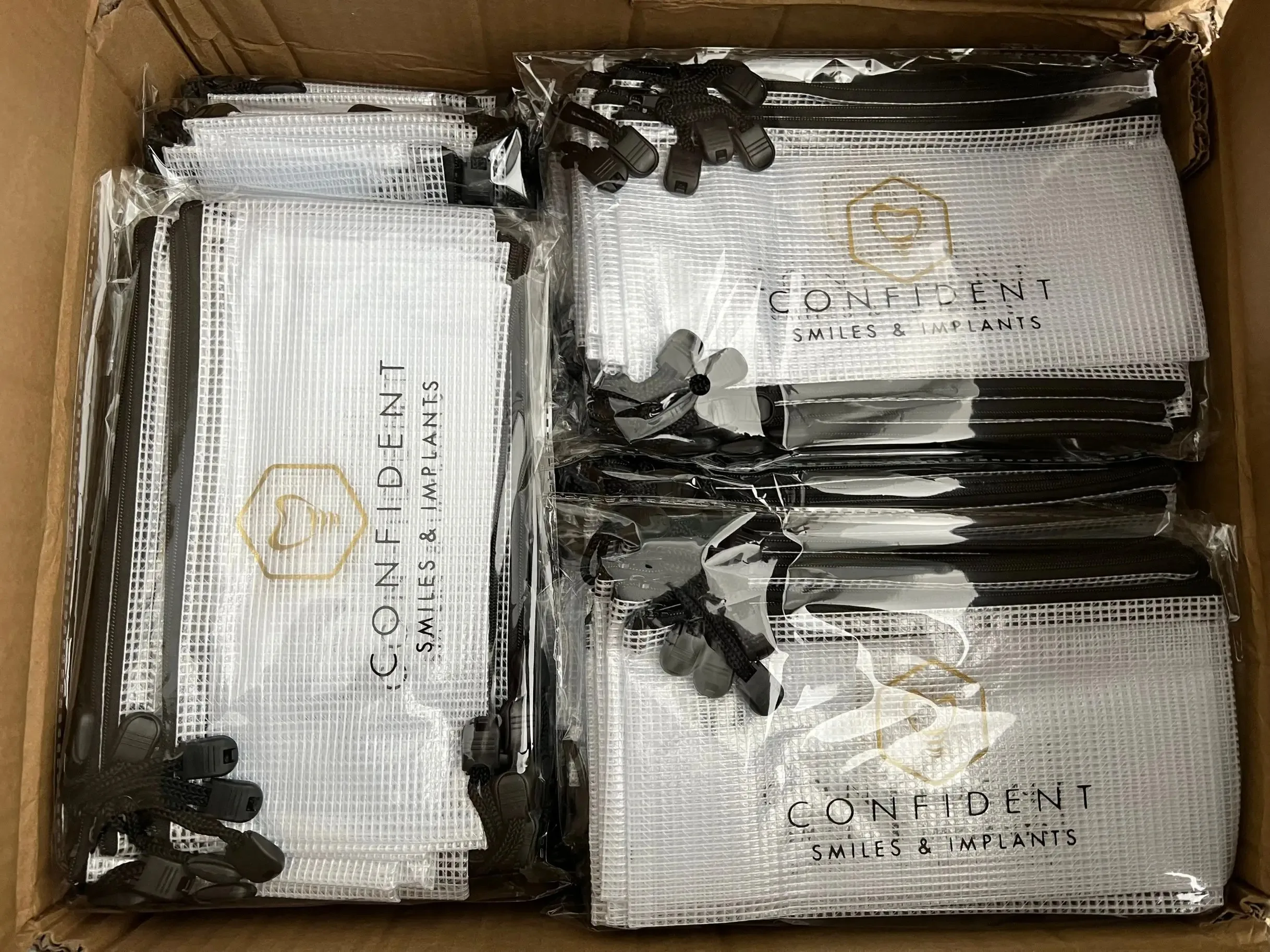 Mesh Zipper Pouch Bags Plastic Zipper Bags Waterproof Zipper Pouches for Organization