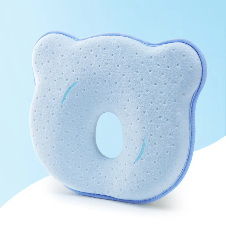 No Odor Memory Foam Baby Flat Head Pillow Baby Pillow