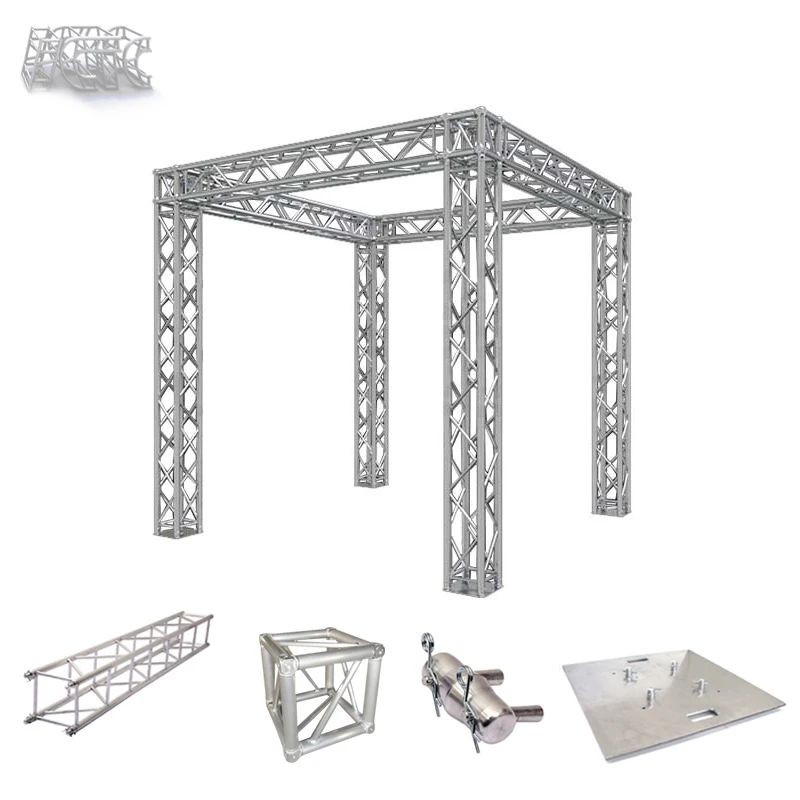 Global aluminum portable truss trade stage spigot common truss for concert