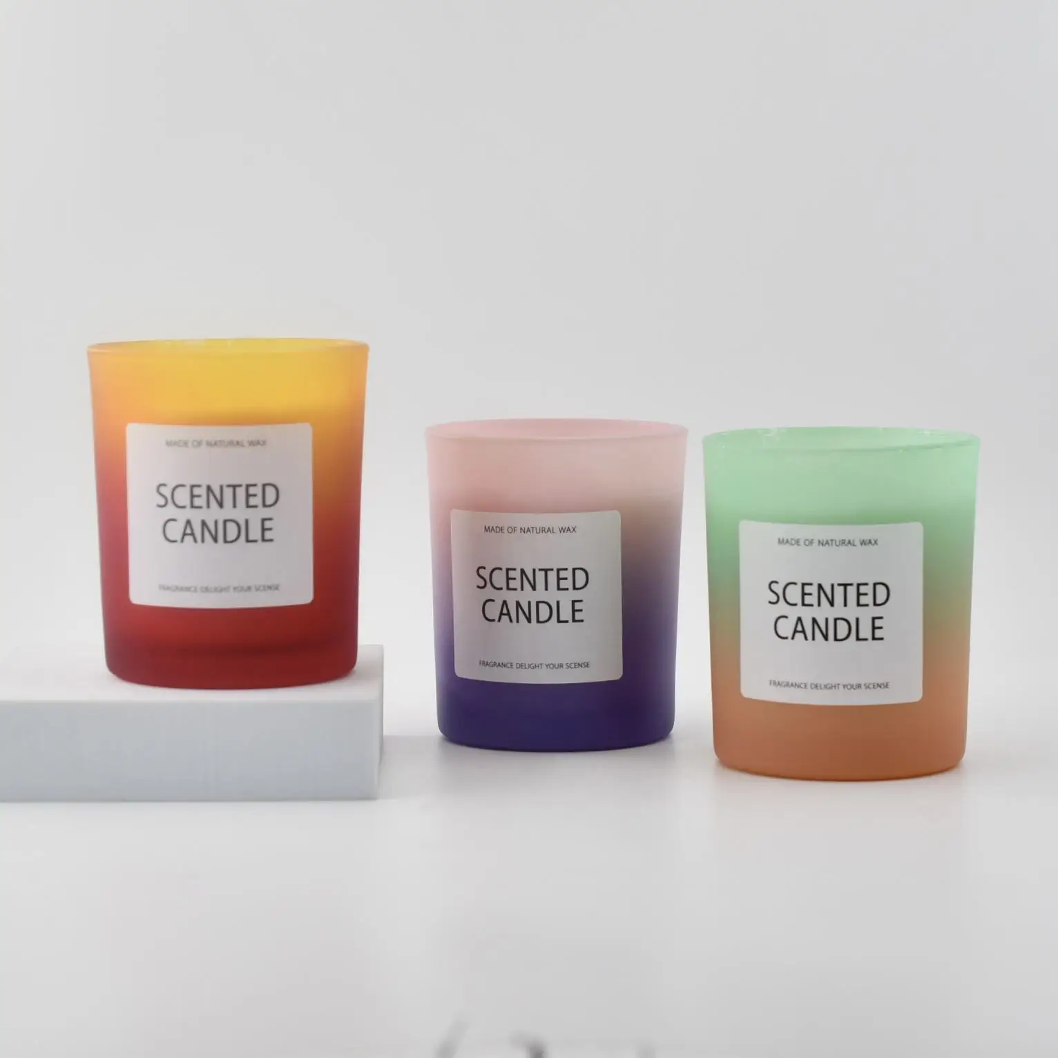 Wholesale Multi Color Chakra Natural Perfume Meditation Scented Candles Travel Portable Scented Candle Luxury In Jar