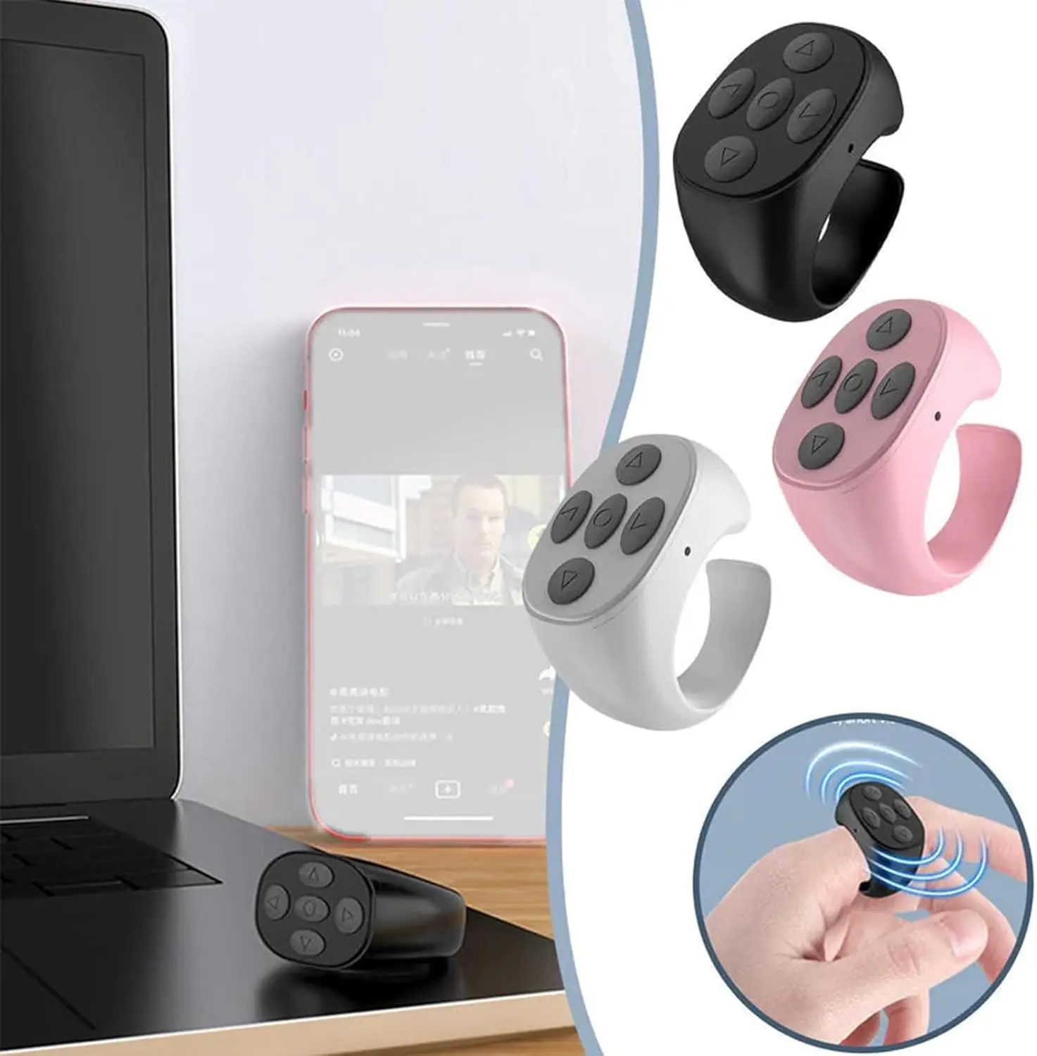 Прямая Продажа с фабрики Tiktok, лидер продаж, кончик пальца, беспроводной пульт дистанционного управления Bluetooth