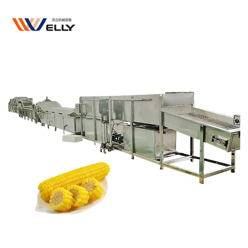 Commercial Corn Leaf Remove Kernel Peeling Washing Separator Husking Sheller Kernels Cleaning Machine