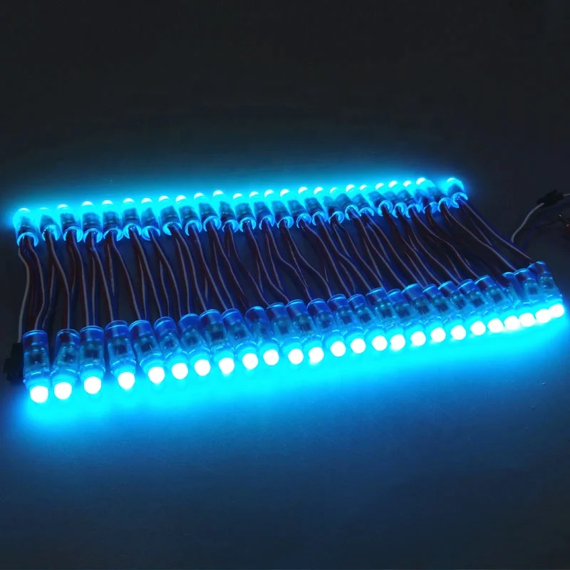 18AWG Wire 100ct a string DC12V 12mm WS2811 addressable RGB led smart pixel node IP68 lights string