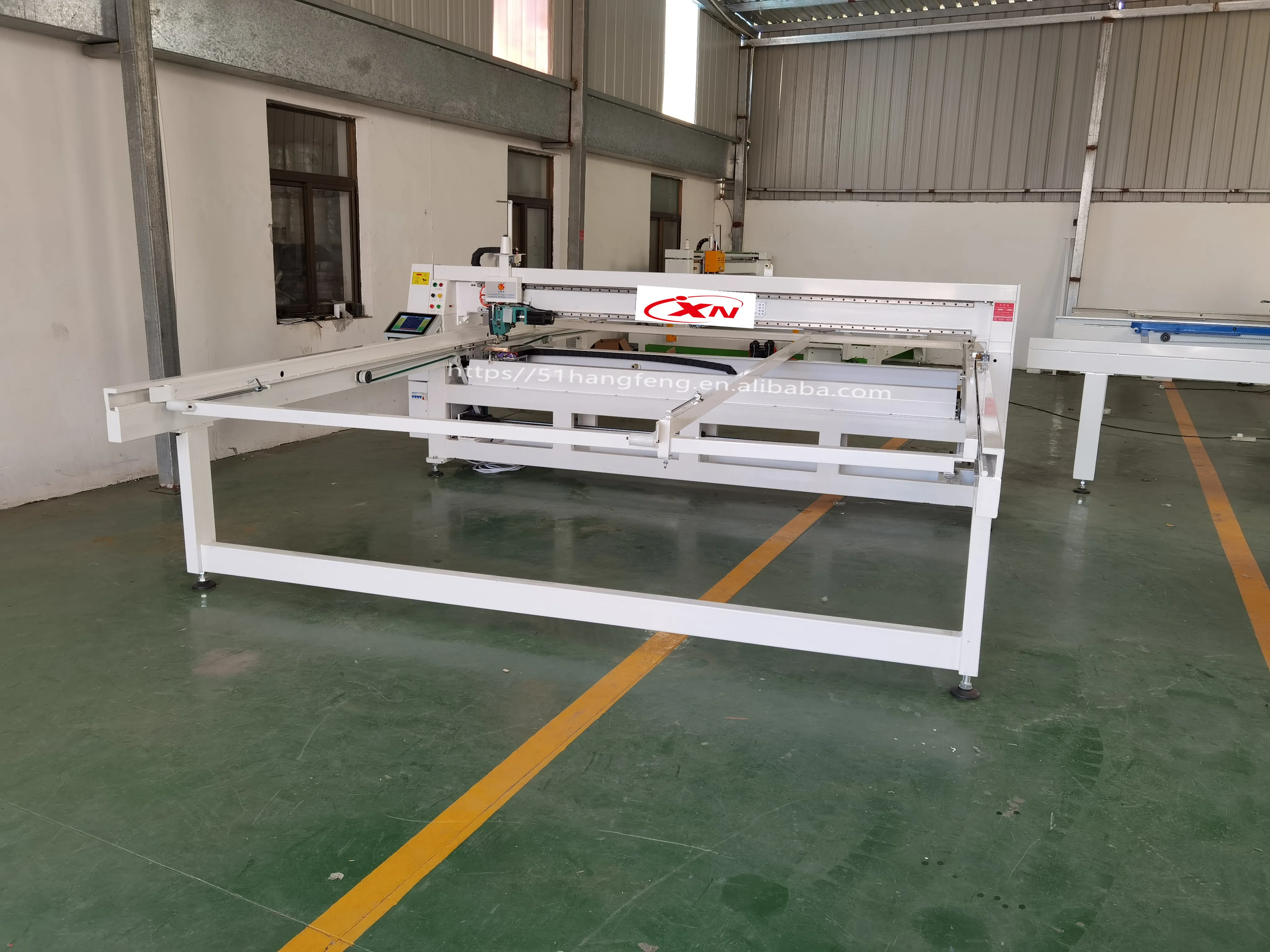 New 2022 horizontal two way quilting machinery high speed quilting and embroidery border machine for quilt