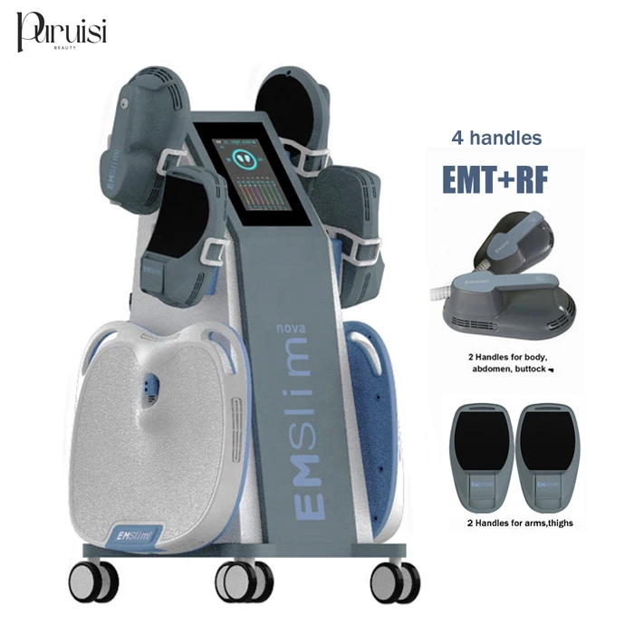 2023 Newest Ems Body Sculpting Emslim Nova 4 Handles with RF Emslim Neo RF Muscle Sculpting Fat Burning Machine