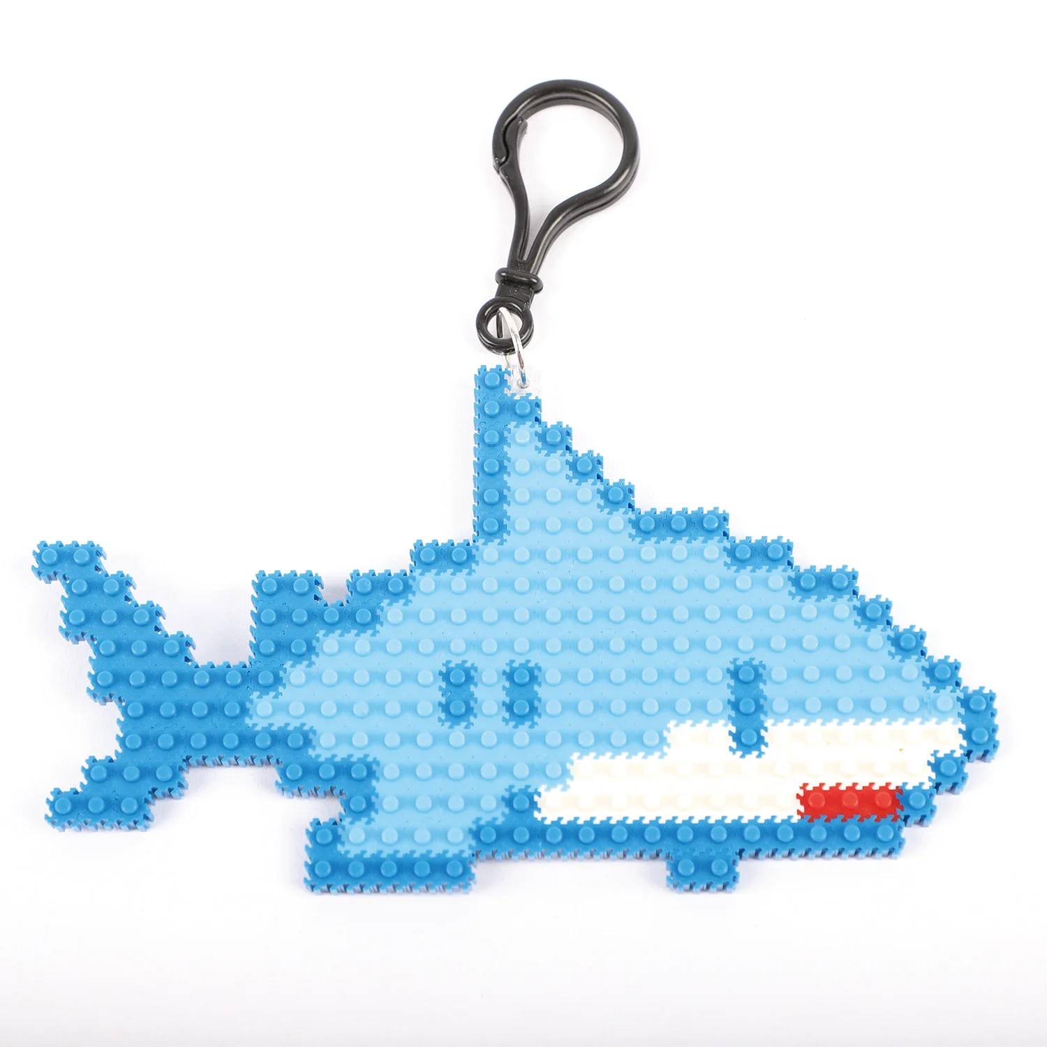 DIY Handmade shark building blocks Kit Kids Science Education toys Beginner  family game Puzzles Keychain