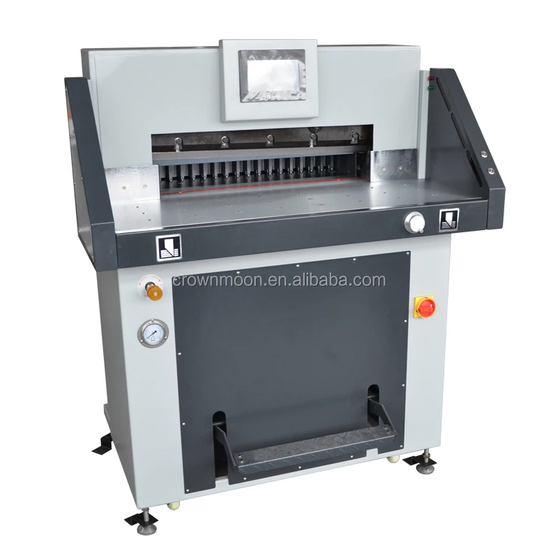 preparation line multi single knife paper cutting machine hydraulic driven digital paper press cutting machine