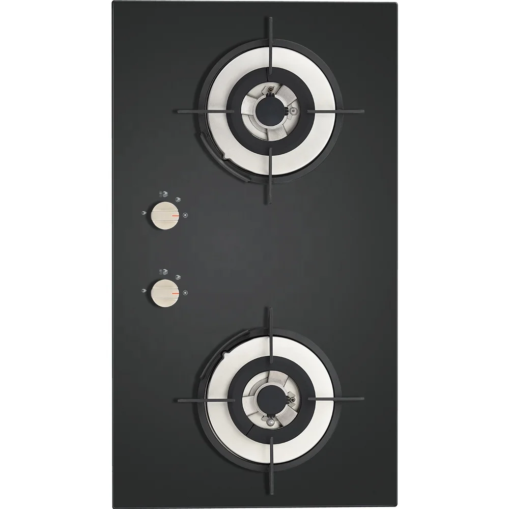 
2 burner energy-saving household gas stove tempered glass top cover easy to clean gas stove 
