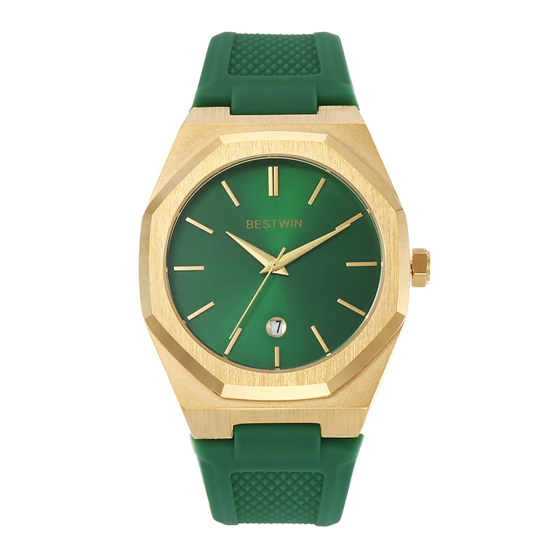 Top Brand BESTWIN Men Colorful Sport Silicone Jelly Quartz Watch Men Casual Wristwatch Quality Casual Fashion Watches