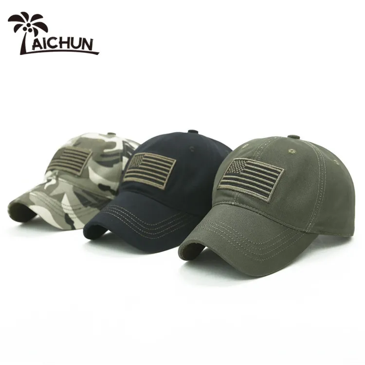 
Market Camouflage Constructed Trucker Special Tactical Operator Forces USA Flag Patch Baseball hat 