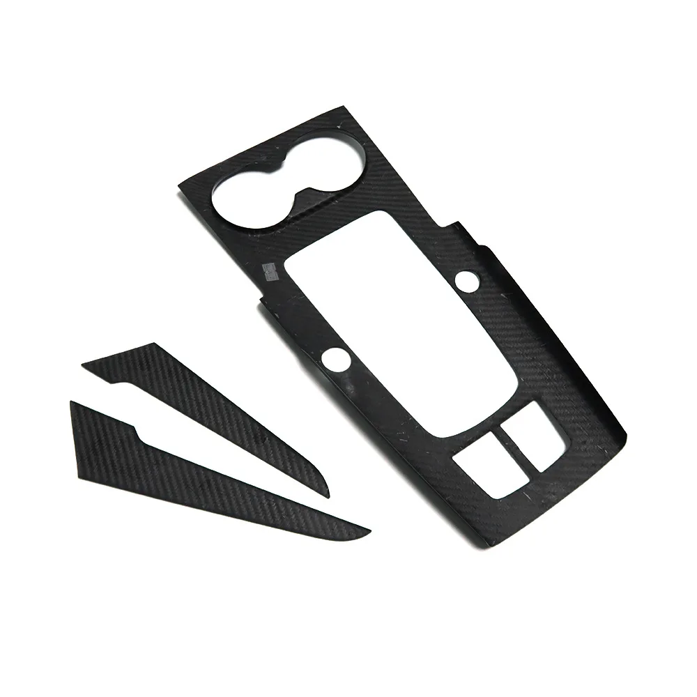 Real Carbon Fiber Gearshift Panel Car Interior Accessories Door Decorative Strip Saddle Right Driving Left For A-A3  S3 Rs3