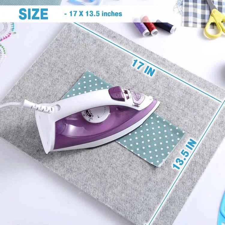 New selling lightweight wear-resistant clothes finishing home laundry room can be customized wool ironing mat