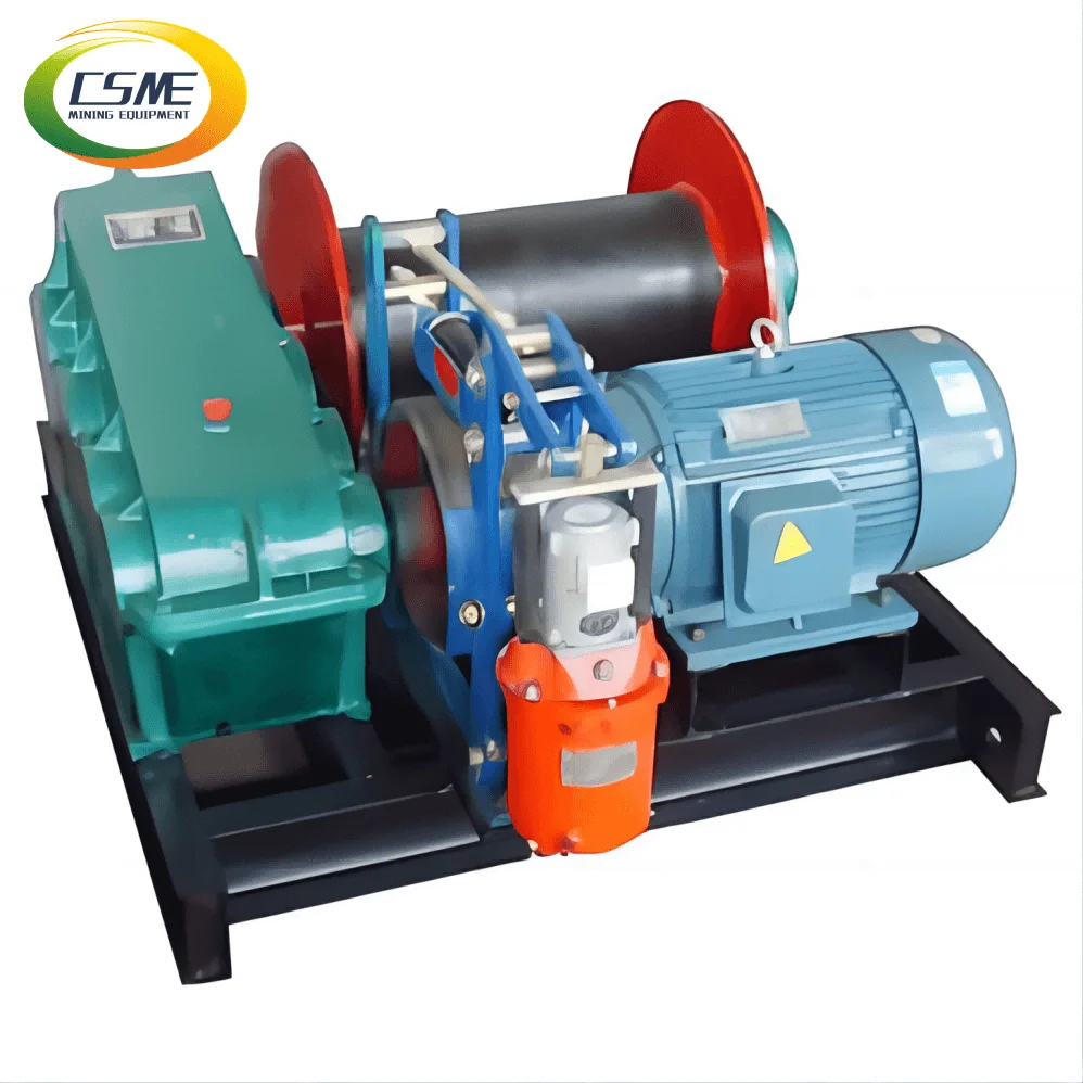 JK10 High Speed Wire Rope Pulling Electric Winch 10 Tons