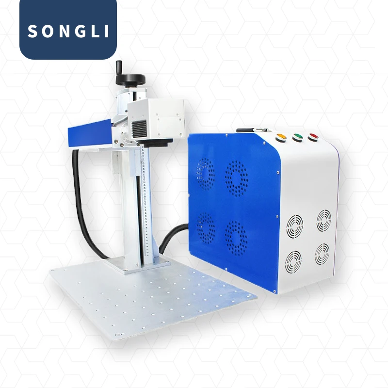 30W 50W Raycus JPT fiber laser optional rotary gold steel engraving cutting laser marking machine for metal