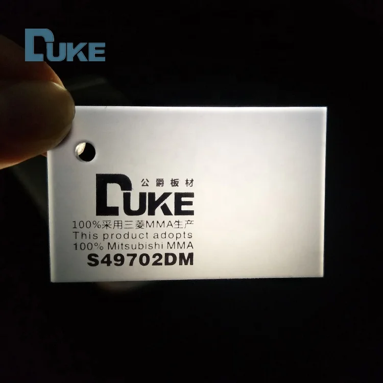 Acrylic Panel of Methyl Methacrylate Material LED Module Illumination Hanging Sign Board