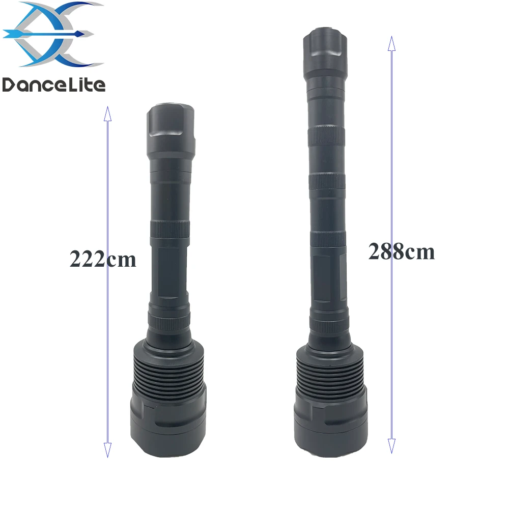 Super Powerful OEM 30W 3LEDs 3*UV 365nm LED Flashlight Professional Grade Ultraviolet Torch Lantern (Black Filter)